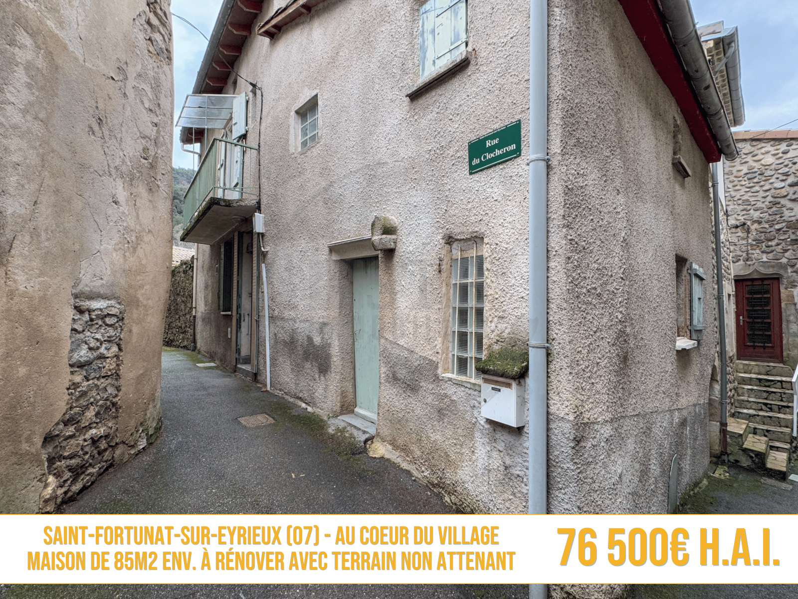 Image_, Maison de village, Saint-Fortunat-sur-Eyrieux, ref :VMA190002430