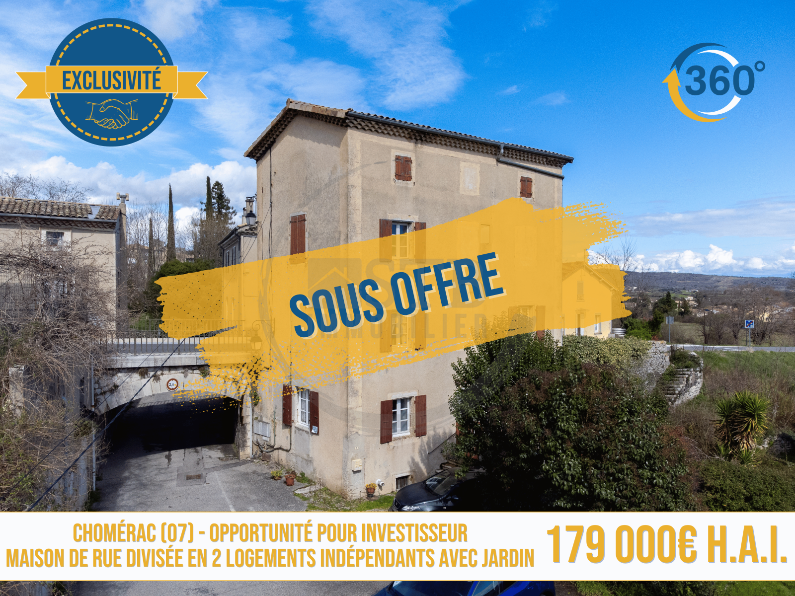Image_, Maison de village, Chomérac, ref :VMA10002544