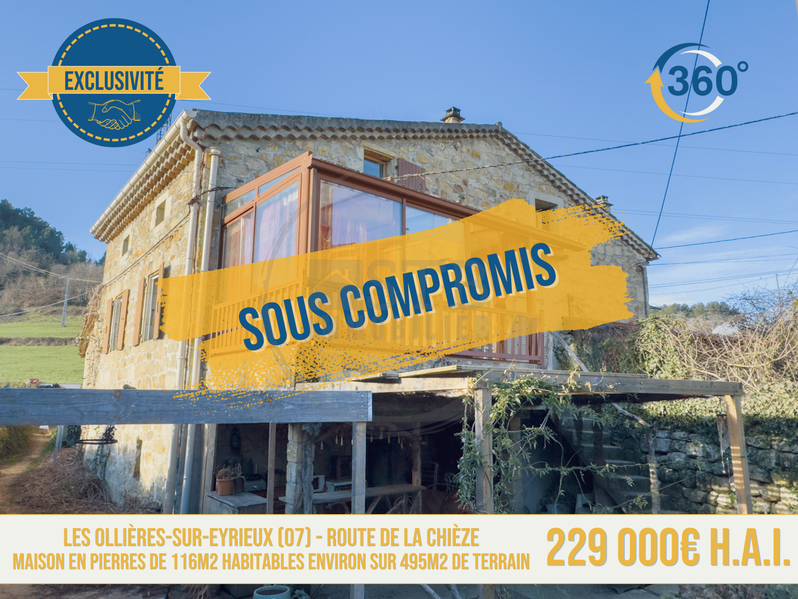 Image_, Maison, Ollières-sur-Eyrieux, ref :VMA10002397