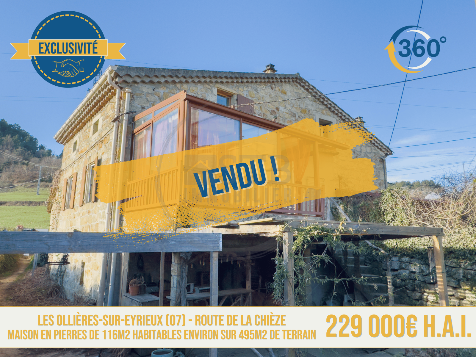 Image_, Maison, Ollières-sur-Eyrieux, ref :VMA10002397