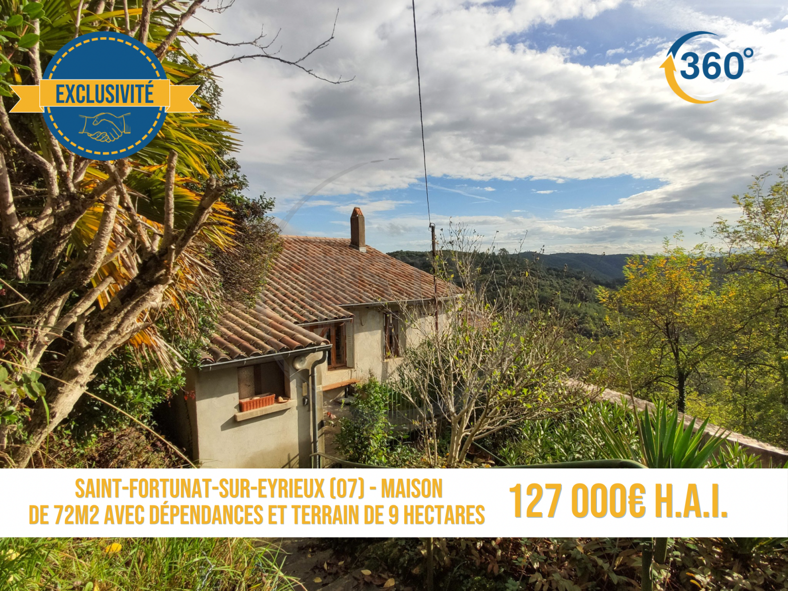 Image_, Maison, Saint-Fortunat-sur-Eyrieux, ref :VMA190002060